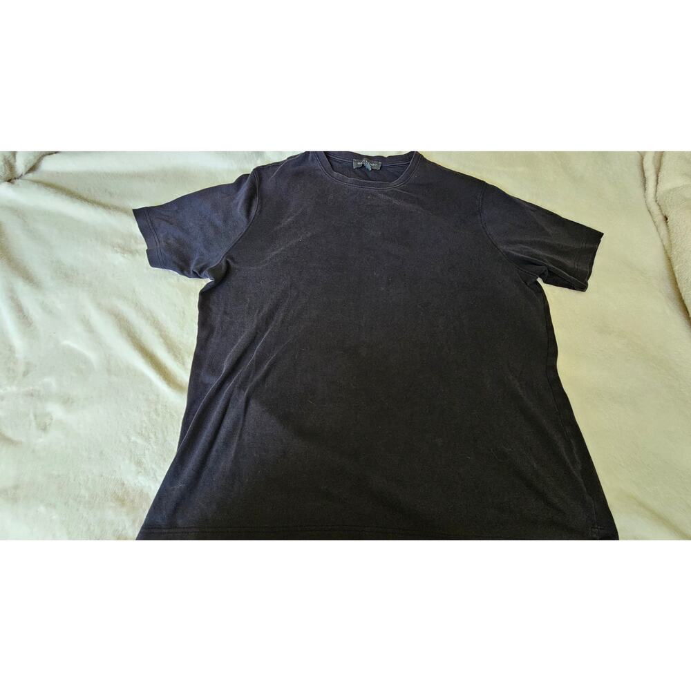 Robert Barakett Black Pima Cotton T Shirt‎ Men's size XXL Crew Neck Quality Soft
